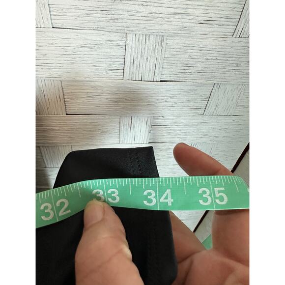 Adidas black leggings, sheer design packets, Capri activewear Athleisure casual - Picture 11 of 12